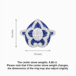 Load image into Gallery viewer, Art Deco Inspired pear shaped engagement ring with diamond - Shahin Jewelry