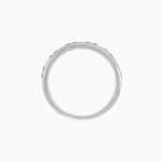 Load image into Gallery viewer, Art Deco Inspired Sapphire And Diamond Half Eternity Band - Shahin Jewelry