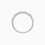 Load image into Gallery viewer, Art Deco Inspired Sapphire And Diamond Half Eternity Band - Shahin Jewelry