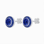 Load image into Gallery viewer, Art Deco Inspired Stud Target Earrings - Shahin Jewelry