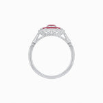 Load image into Gallery viewer, Art Deco Inspired Twin Diamond Geometric Ring - Shahin Jewelry