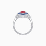 Load image into Gallery viewer, Art Deco Marquise Shape Gemstone Toi et Moi Style Vintage Ring - Shahin Jewelry