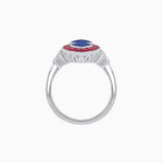 Load image into Gallery viewer, Art Deco Marquise Shape Gemstone Toi et Moi Style Vintage Ring - Shahin Jewelry