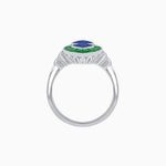 Load image into Gallery viewer, Art Deco Marquise Shape Gemstone Toi et Moi Style Vintage Ring - Shahin Jewelry