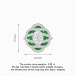 Load image into Gallery viewer, Art Deco Sea Wave Design Ring - Shahin Jewelry