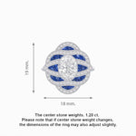Load image into Gallery viewer, Art Deco Sea Wave Design Ring - Shahin Jewelry