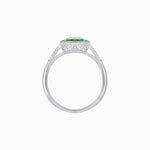 Load image into Gallery viewer, Art Deco Style Asscher Cut Gemstone Halo Ring Mounting - Shahin Jewelry