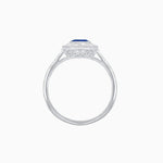 Load image into Gallery viewer, Art Deco Style Asscher Cut Halo Engagement Ring with Diamond - Shahin Jewelry