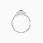Load image into Gallery viewer, Art Deco Style Asscher Cut Halo Engagement Ring with Diamond - Shahin Jewelry