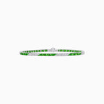 Load image into Gallery viewer, Art Deco Style Diamond And Gemstone Line Bracelet - Shahin Jewelry