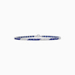 Load image into Gallery viewer, Art Deco Style Diamond And Gemstone Line Bracelet - Shahin Jewelry