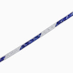 Load image into Gallery viewer, Art Deco Style Diamond And Gemstone Line Bracelet - Shahin Jewelry