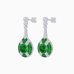 Load image into Gallery viewer, Art Deco Style Diamond & Gemstone Drop Earring Mountings - Shahin Jewelry