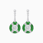 Load image into Gallery viewer, Art Deco Style Diamond & Gemstone Drop Earring Mountings - Shahin Jewelry