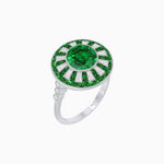 Load image into Gallery viewer, Art Deco Style Dress Ring With Gemstone - Shahin Jewelry