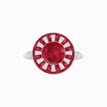 Load image into Gallery viewer, Art Deco Style Dress Ring With Gemstone - Shahin Jewelry