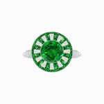 Load image into Gallery viewer, Art Deco Style Dress Ring With Gemstone - Shahin Jewelry