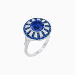 Load image into Gallery viewer, Art Deco Style Dress Ring With Gemstone - Shahin Jewelry