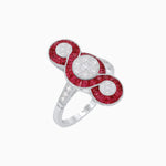 Load image into Gallery viewer, Art Deco Style Dress Ring With Illusion - Shahin Jewelry