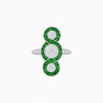 Load image into Gallery viewer, Art Deco Style Dress Ring With Illusion - Shahin Jewelry