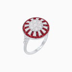 Load image into Gallery viewer, Art Deco Style Dress Ring With Illusion Setting - Shahin Jewelry