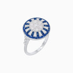 Load image into Gallery viewer, Art Deco Style Dress Ring With Illusion Setting - Shahin Jewelry