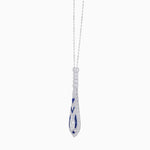 Load image into Gallery viewer, Art Deco Style Drop Pendant - Shahin Jewelry
