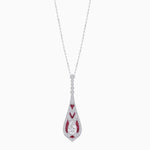 Load image into Gallery viewer, Art Deco Style Drop Pendant - Shahin Jewelry