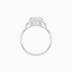 Load image into Gallery viewer, Art Deco Style Emerald Cut Center Stone Ring Mounting with French Cut Accents - Shahin Jewelry