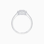 Load image into Gallery viewer, Art Deco Style Emerald Shape Halo Engagement Ring with Diamond - Shahin Jewelry