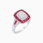 Load image into Gallery viewer, Art Deco Style Engagement Ring - Shahin Jewelry