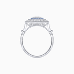 Load image into Gallery viewer, Art Deco Style Engagement Ring with Asscher Cut - Shahin Jewelry