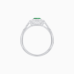 Load image into Gallery viewer, Art Deco Style Engagement Ring with Asscher Cut - Shahin Jewelry