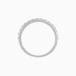 Load image into Gallery viewer, Art Deco Style Eternity Ring - Blue Sapphire - Shahin Jewelry