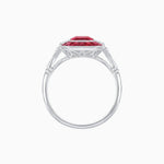 Load image into Gallery viewer, Art Deco Style French Cut Sapphire Ring With Gemstone - Shahin Jewelry