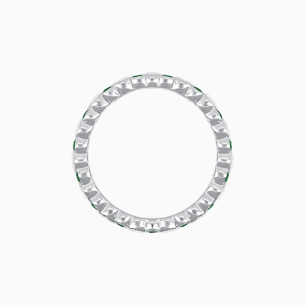 Art Deco Style full eternity band - Shahin Jewelry