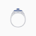 Load image into Gallery viewer, Art Deco Style Gemstone Engagement Ring - Shahin Jewelry