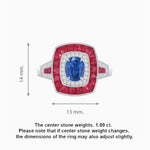 Load image into Gallery viewer, Art Deco Style Gemstone Engagement Ring - Shahin Jewelry