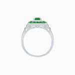 Load image into Gallery viewer, Art Deco Style Gemstone Engagement Ring - Shahin Jewelry