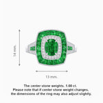 Load image into Gallery viewer, Art Deco Style Gemstone Engagement Ring - Shahin Jewelry