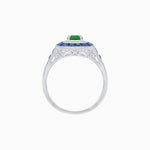 Load image into Gallery viewer, Art Deco Style Gemstone Engagement Ring - Shahin Jewelry