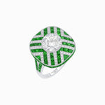 Load image into Gallery viewer, Art Deco Style Geometric Cocktail Ring - Shahin Jewelry