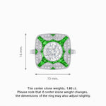 Load image into Gallery viewer, Art Deco Style Geometric Engagement Ring - Shahin Jewelry