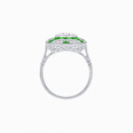 Load image into Gallery viewer, Art Deco Style Geometric Engagement Ring - Shahin Jewelry
