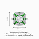 Load image into Gallery viewer, Art Deco Style Geometric Engagement Ring - Shahin Jewelry