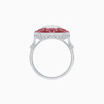 Load image into Gallery viewer, Art Deco Style Geometric Engagement Ring with Diamond - Shahin Jewelry