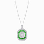 Load image into Gallery viewer, Art Deco Style Illusion Pendant - Shahin Jewelry