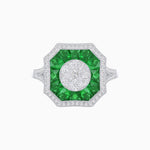Load image into Gallery viewer, Art Deco Style Illusion Setting Diamond Ring - Shahin Jewelry