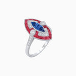 Load image into Gallery viewer, Art Deco Style Marquise Calibrated Ring - Shahin Jewelry
