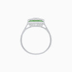 Load image into Gallery viewer, Art Deco Style Marquise Diamond and Calibrated Ring - Shahin Jewelry